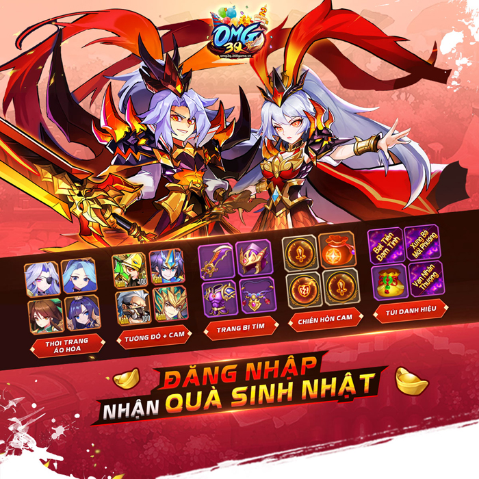 Mời fan game đấu thẻ tướng tham gia Đại chiến máy chủ Sinh Nhật cùng OMG 3Q VNG 1 Mời fan game đấu thẻ tướng tham gia Đại chiến máy chủ Sinh Nhật cùng OMG 3Q VNG 1