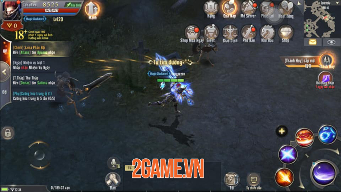 Người chơi MU Awaken VNG đua nhau khởi tạo nhân vật mới Magic Gladiator