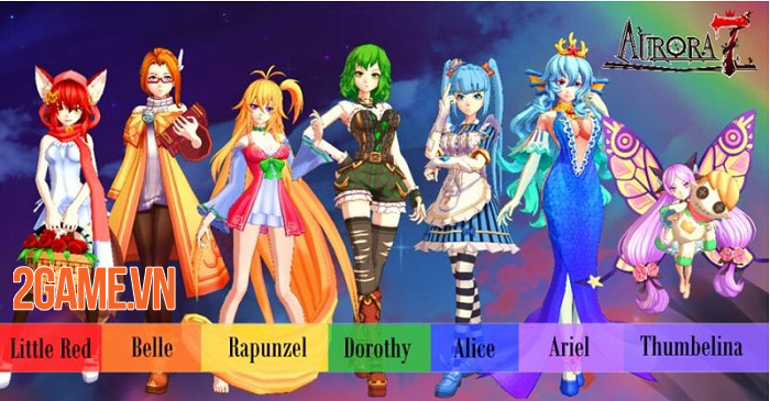 Aurora 7 – Game nhập vai hành động giả tưởng hội tụ nhiều nhân vật cổ tích
