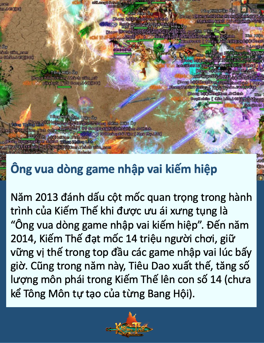 Nhìn lại hành trình Kiếm Thế tại làng game Việt sau 10 năm phát triển 4 Nhìn lại hành trình Kiếm Thế tại làng game Việt sau 10 năm phát triển 4
