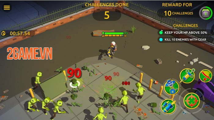 Zombie Blast Crew mang đến lối chơi bắn súng hành động tiết tấu nhanh