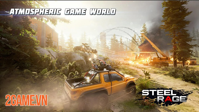 Steel Rage - Game đua xe chiến đấu với lớp đồ họa tuyệt hảo trên mobile 1