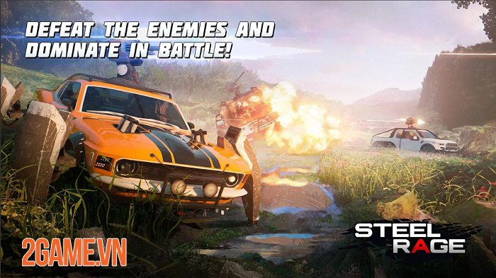 Steel Rage - Game đua xe chiến đấu với lớp đồ họa tuyệt hảo trên mobile 3