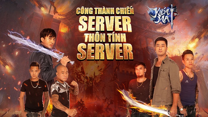 Kiếm Ma 3D tung clip quảng cáo về giải đấu Công Thành Chiến liên server mãn nhãn!