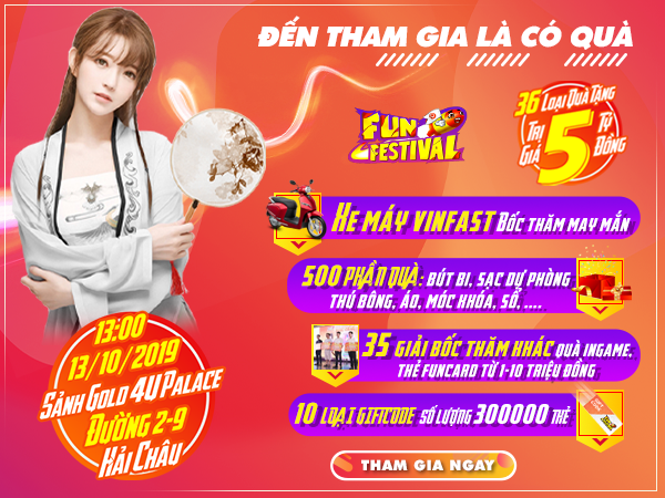 Đà Nẵng – Điểm hẹn cuối cùng của Fun Festival 2019 dành cho cộng đồng game thủ Funtap