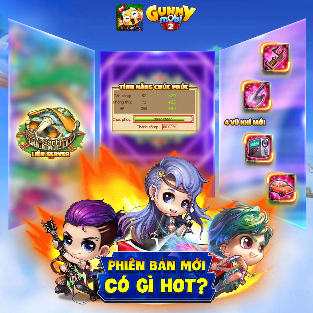 Game thủ Gunny Mobi quẩy tung xứ Gà Vàng bằng nhiều sự kiện hot