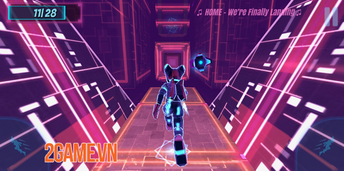 Synthwave Run – Game chạy vượt chướng ngại vật trên nền nhạc Synthwave độc lạ