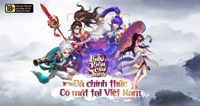 NPH VGP ra mắt game mới Linh Kiếm Cửu Thiên Mobile