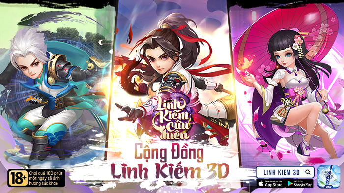 NPH VGP ra mắt game mới Linh Kiếm Cửu Thiên Mobile 2