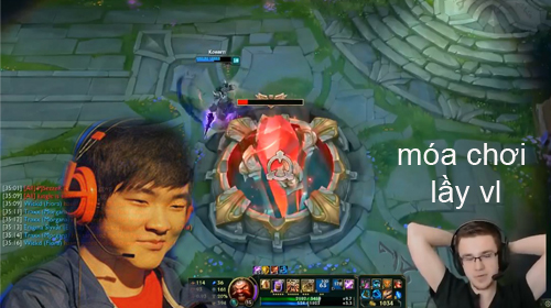 Liên Minh Huyền Thoại: Faker backdoor max lầy lội =)))