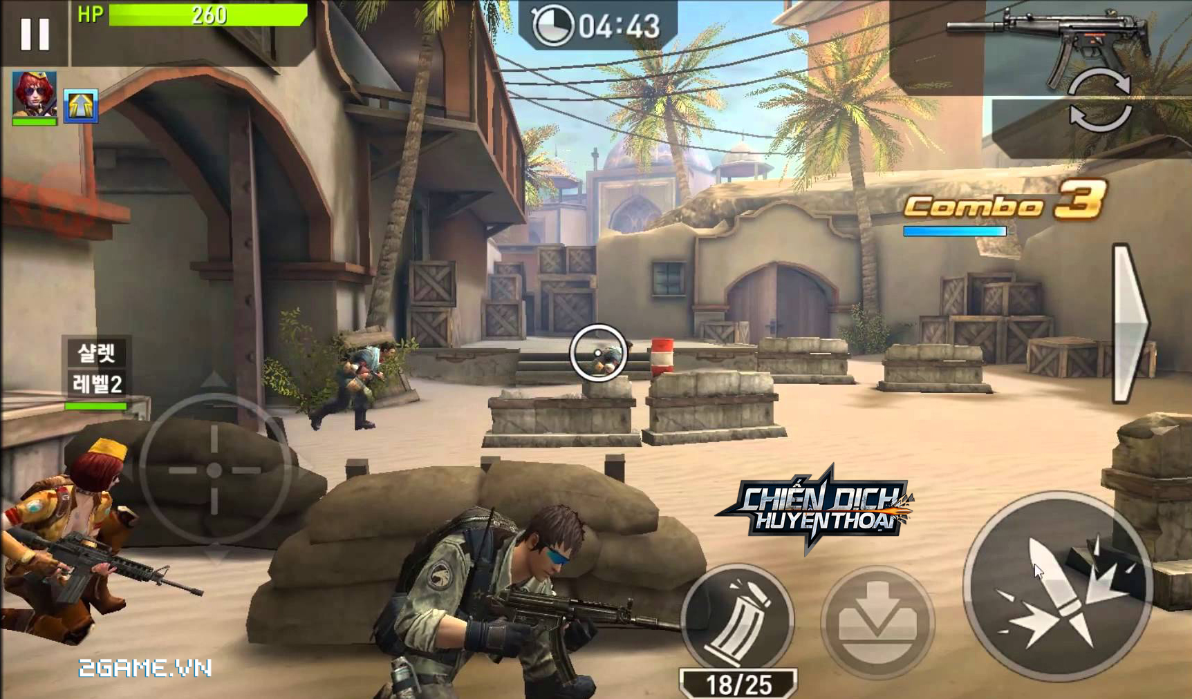 Chiến Dịch Huyền Thoại là game mobile online bắn súng