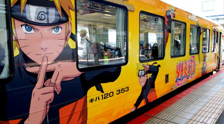 Những chuyến tàu Anime độc nhất vô nhị tại Nhật Bản