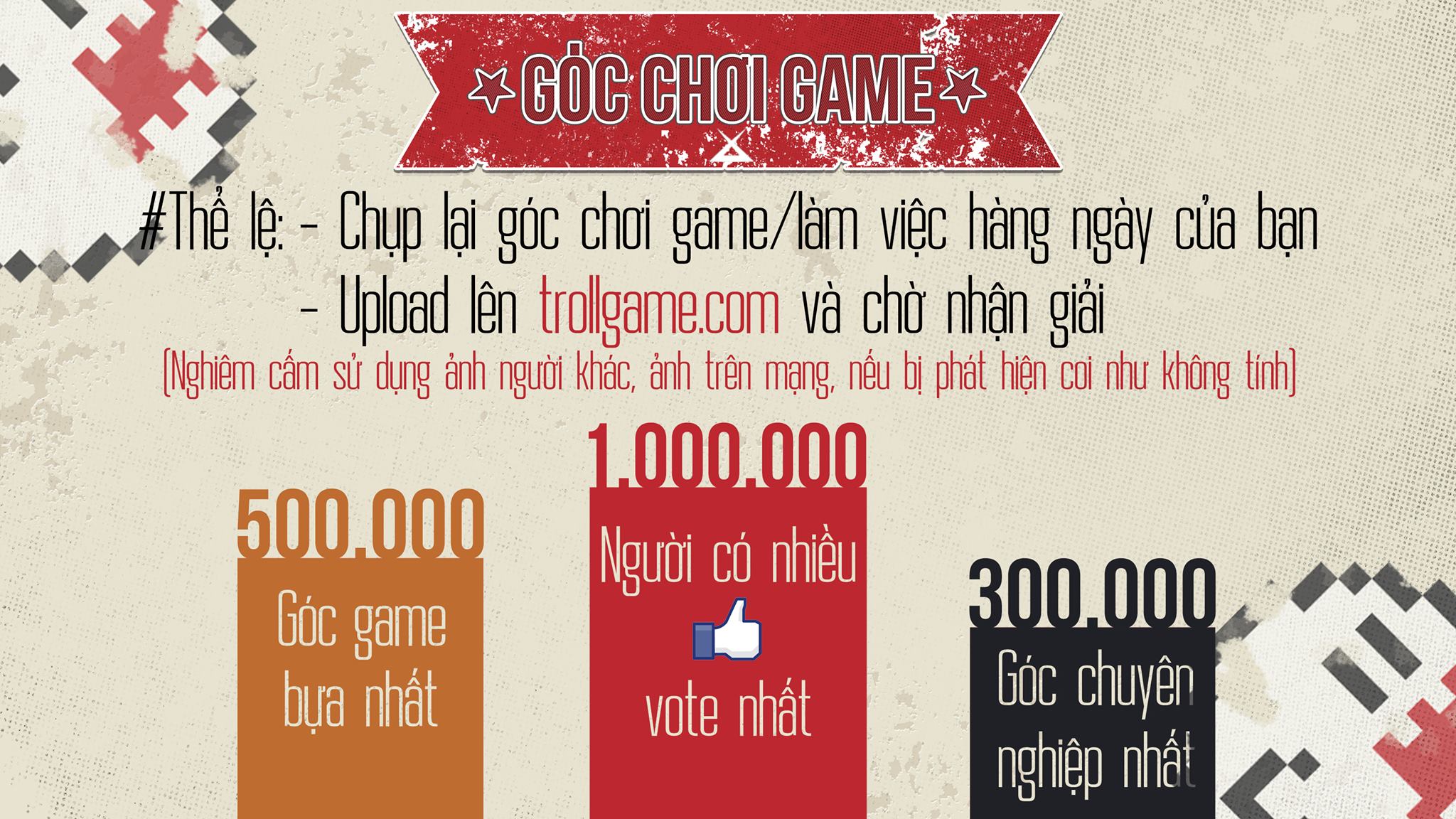 Khoe góc chơi game – bem ngay giải lớn cùng cộng đồng game thủ Việt [HOT]