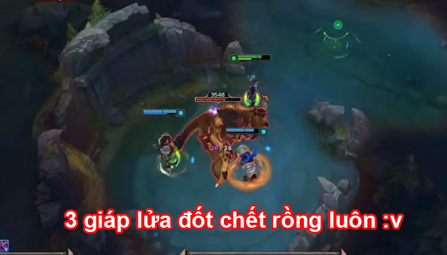 Liên Minh Huyền Thoại: Chơi LOL phong cách Dota – 3 đấu sĩ đi Bot