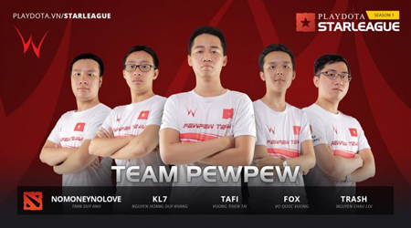 Playdota Star League : Team Pewpew được lên đỉnh