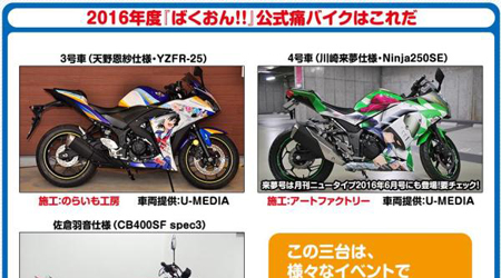 Người thích Anime bất ngờ khi thấy môtô Itasha chế tác theo Bakuon!!