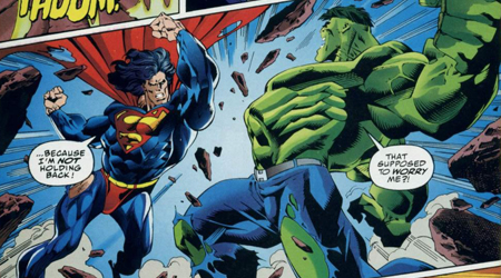 Hulk đã từng đấu tay đôi với Superman trong sự kiện Marvel vs DC ?
