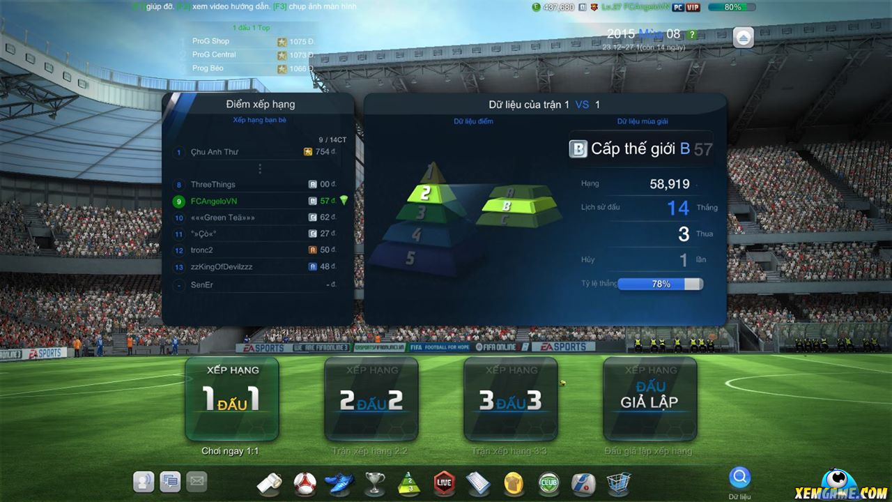 FIFA Online 3 Chia sẻ đội hình 4231 Lấy yếu thắng mạnh
