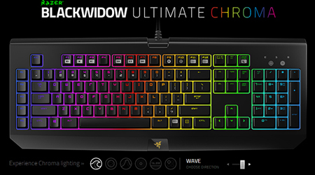 Blackwidow Ultimate Chroma: bàn phím cơ “tắc kè bông”