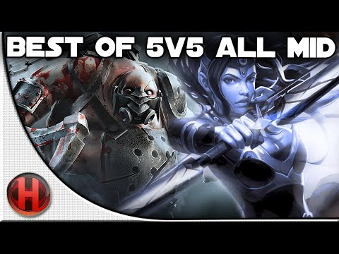 Dota 2: Đại chiến 5vs5 all mid