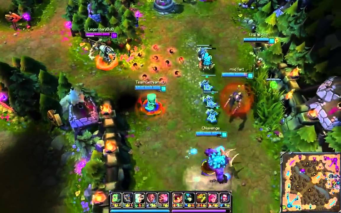 Liên Minh Huyền Thoại: Galio rình rập con cá mập :v