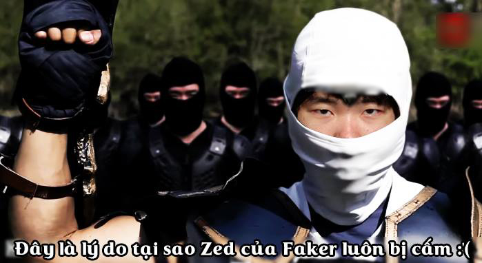 Liên Minh Huyền Thoại: Zed của Faker “bán hành” cho Dade :)))