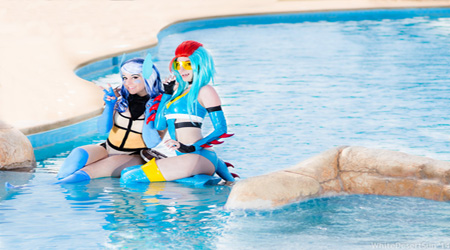 Hình ảnh cosplay tươi mát của biệt đội Pokemon nước phiên bản người