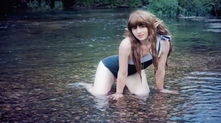 Tạo hình Tiên Nữ Elf giữa rừng già vô cùng xinh đẹp