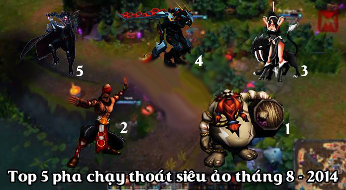 Liên Minh Huyền Thoại: Top 5 siêu phẩm trong LOL :v