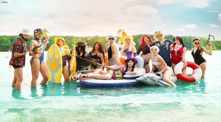 Tiệc bãi biển hoành tráng của các tướng LMHT