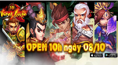 XemGame tặng 200 giftcode game Vương Quyền 3D