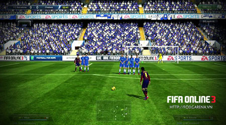 UFO Kick – Cú sút phạt “hình quả chuối” trong FIFA Online 3