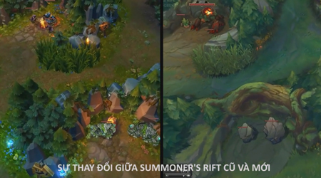 LMHT: So sánh bản đồ Summoner’s Rift cũ và mới