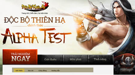 Độc Bộ Thiên Hạ ấn định ngày Alpha Test