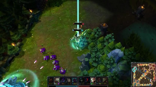 Liên Minh Huyền Thoại: Rengar xài tuyệt chiêu dịch chuyển + ulti quá hay