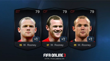 ‘Shrek’ Wayne Rooney qua các mùa giải trong FIFA Online 3