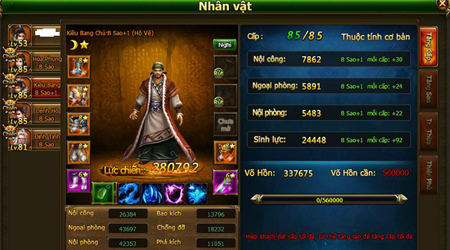 Độc Bộ Thiên Hạ – Làm sao để tăng đều đều lực chiến