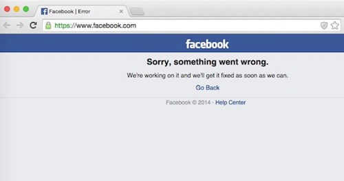 Facebook đang bị sập toàn cầu