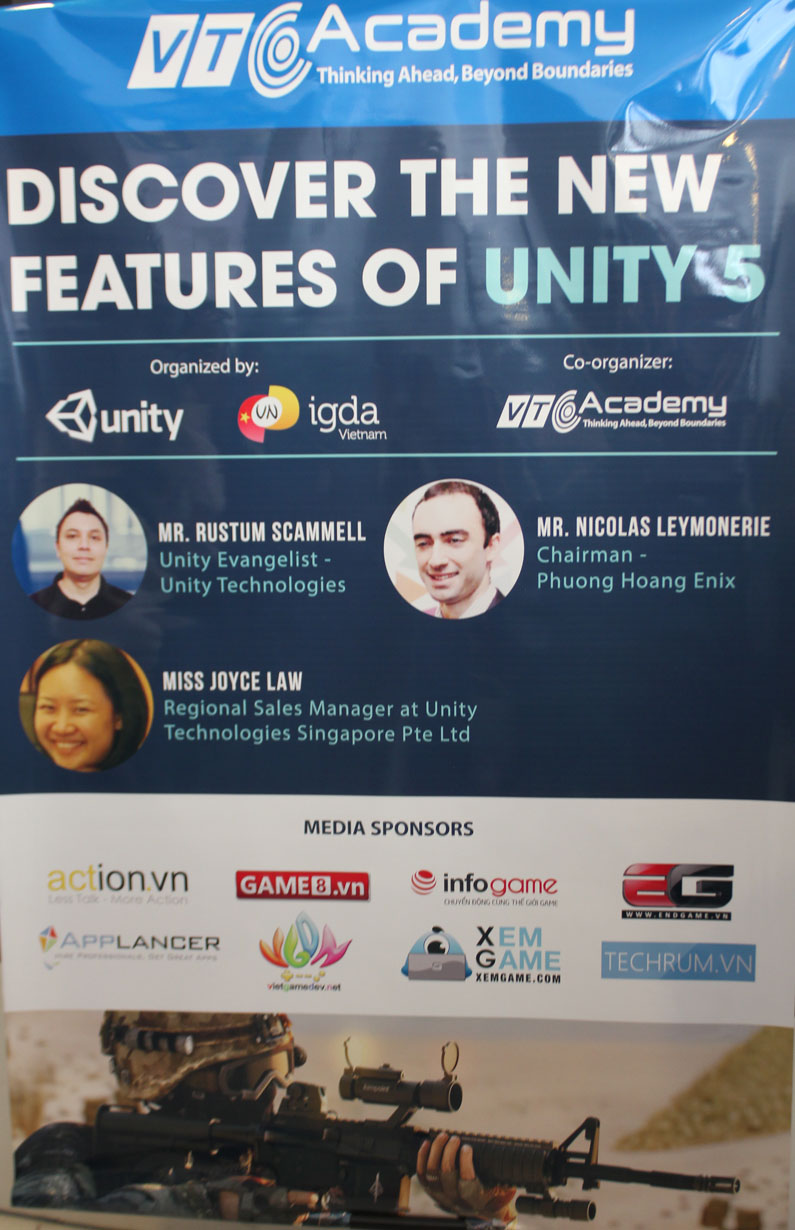 Khám phá Unity 5 và Cơ hội đi BangKok cho các lập trình viên Việt Nam