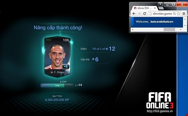 Xuất hiện thẻ Ibra ’11 +6 đầu tiên trong FIFA Online 3