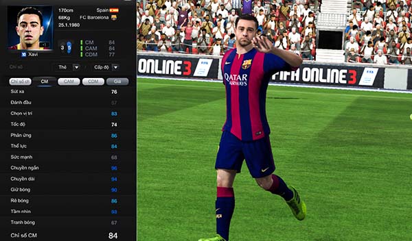 top cao thu fifa online 3 xg 4