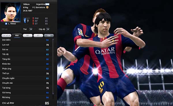 top cao thu fifa online 3 xg 8