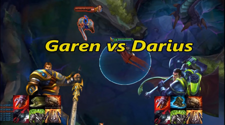 Liên Minh Huyền Thoại: Garen vs Darius phiên bản 6.14, ai win?