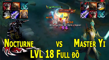 LMHT: Nocturne vs Master Yi phiên bản 6.15, theo bạn ai sẽ win?