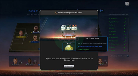 FIFA Online 3: Đội hình Live Boost xuất sắc nhất của tuần 4 tháng 8