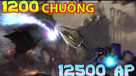 LMHT: Bard 1200 Chuông vs Veigar 12500 AP (game 7 tiếng đồng hồ)