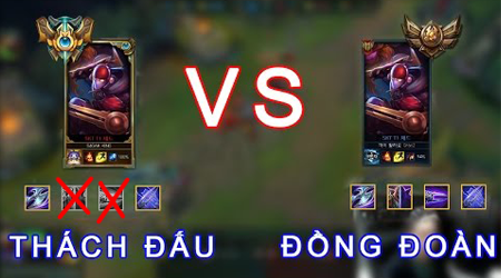 Kèo Dị: Zed Thách Đấu vs Zed Đồng Đoàn, Zed Thách Đấu chỉ dùng Q,R (Chấp skill W,E)