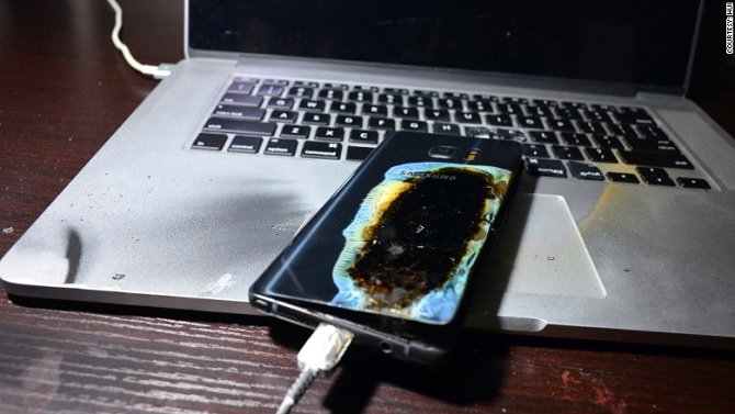 Galaxy Note 7 đổi mới vẫn cháy nổ, vì sao?