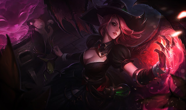 LMHT: Hình nền của Morgana Phù Thuỷ đầy mê hoặc, giai điệu đăng nhập dành cho Halloween