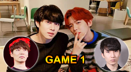LMHT: Marin, Dandy và Easyhoon gánh không nổi 2 tạ zai đẹp Super Junior Heechul và EXO Baekhyun (Game 1)
